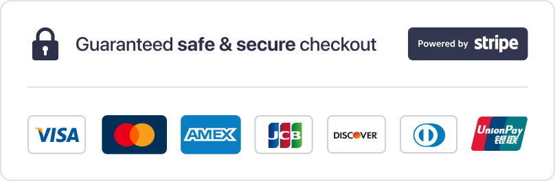 100% Safe Stripe Payment